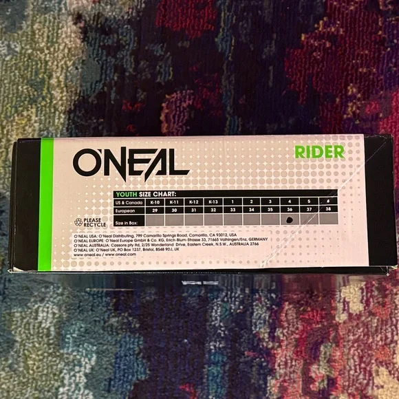 O'Neal Youth Rider Boots - Black NWT - Picture 10 of 13